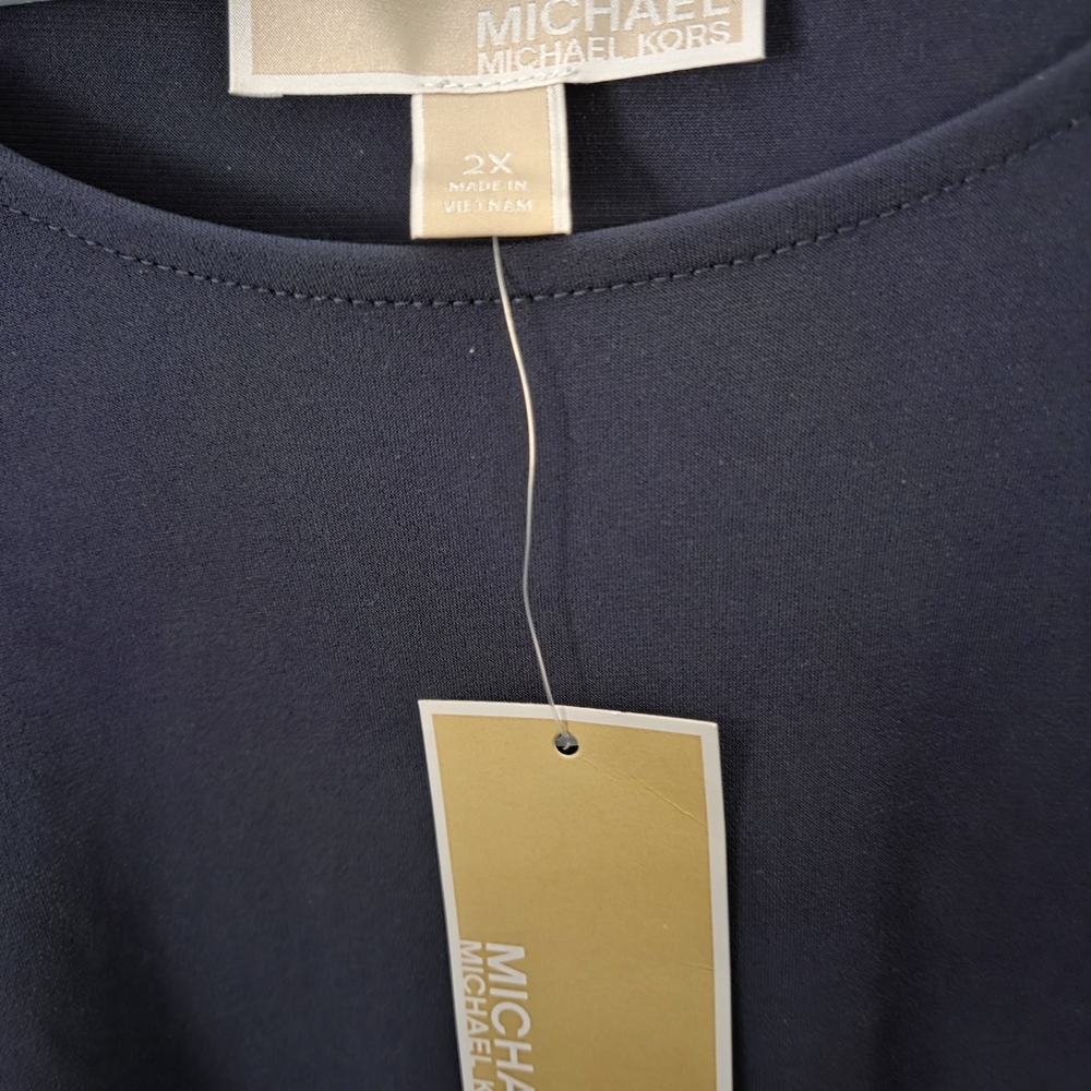 Michael Kors Midnight Blue Blouse